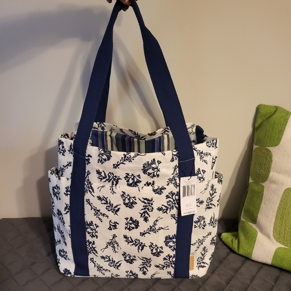 Vera Bradley Deluxe Straw Tote